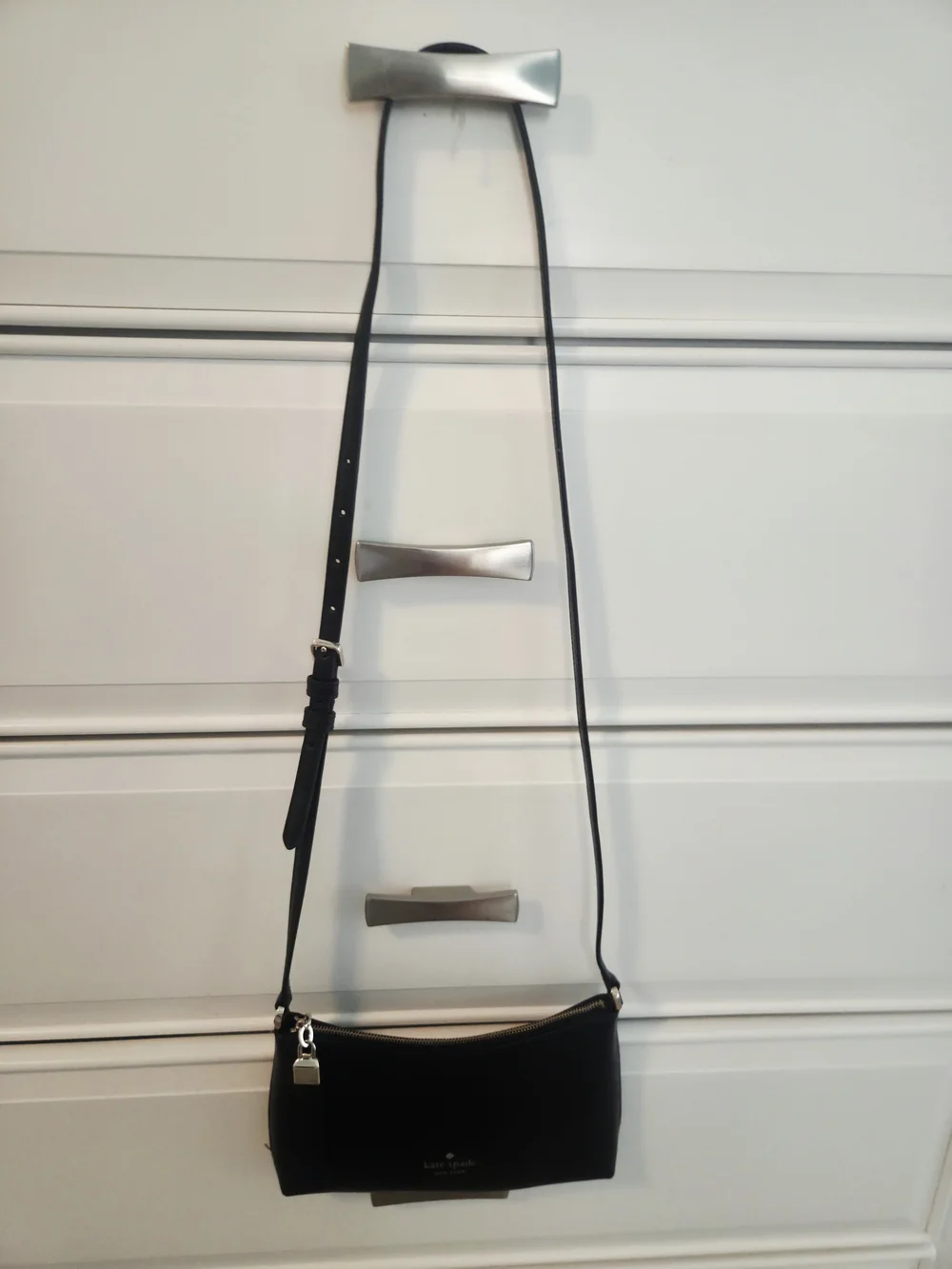 Small Sadie Black Crossbody Purse